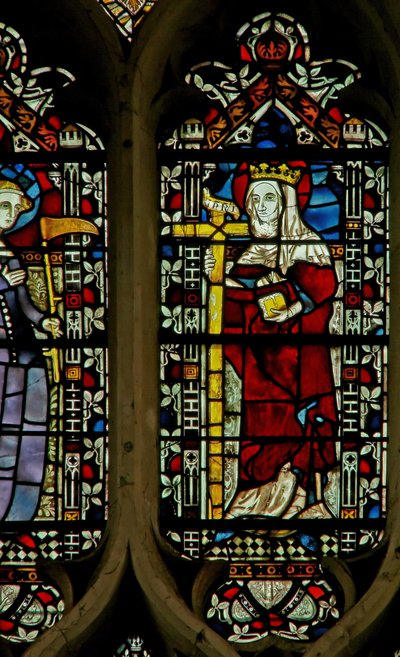 Fenster mit Darstellung von St. Helena von English School