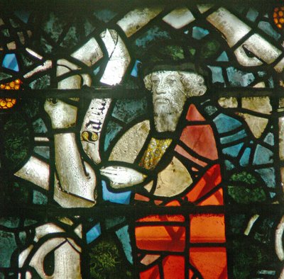 Fenster w16 mit einem Propheten am Jessebaum von English School