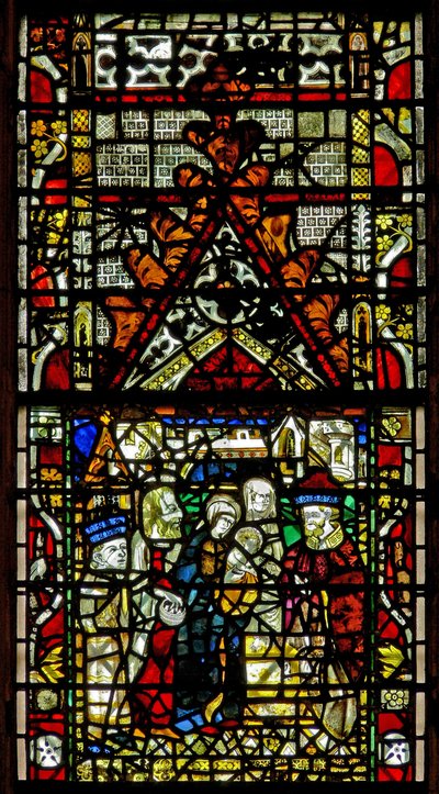 Fenster w37, Darstellung der Darstellung im Tempel von English School