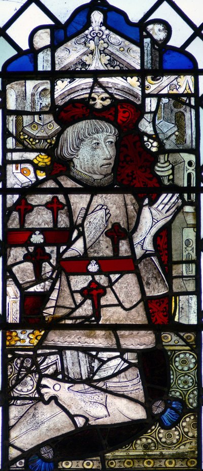 Fenster w6 zeigt einen Stifter - Robert Crane von English School