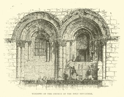 Fenster der Kirche des Heiligen Grabes von English School