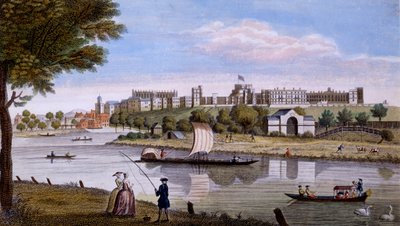 Windsor Castle von der anderen Seite der Themse, ca. 1760er Jahre von English School