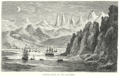 Winterszene in den Lofoten von English School