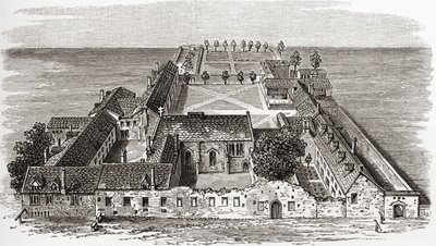 Worcester College, ehemals Gloucester Hall, Oxford ca. 1673, aus 
