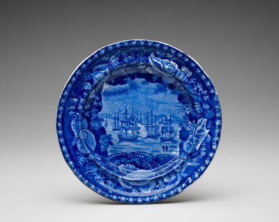 Teller, um 1818-1846 von Enoch Wood and Sons