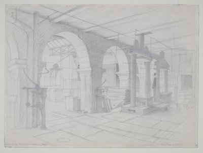 Ein Packladen, Bradford von Eric Gill