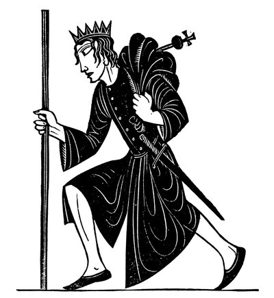 Titelillustration für König Heinrich IV, Erster Teil, von William Shakespeare von Eric Gill