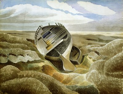 Salzwiese, 1938 von Eric Ravilious