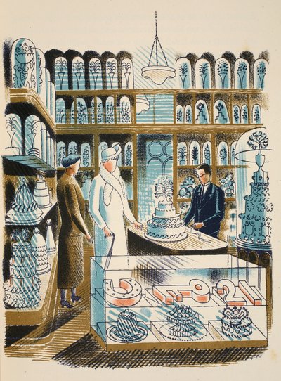 Hochzeitstorte, Illustration aus 