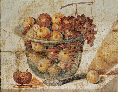 Glasgefäß mit Früchten von Erich Lessing