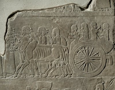 König Assurbanipals Feldzug gegen Elam (Detail) von Erich Lessing