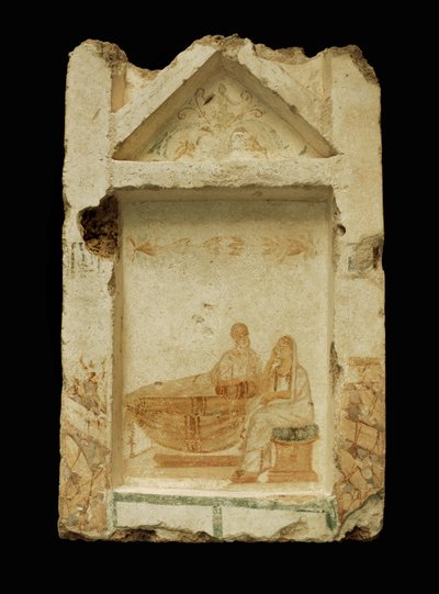 Bemalte Grabstele von Sidon von Erich Lessing