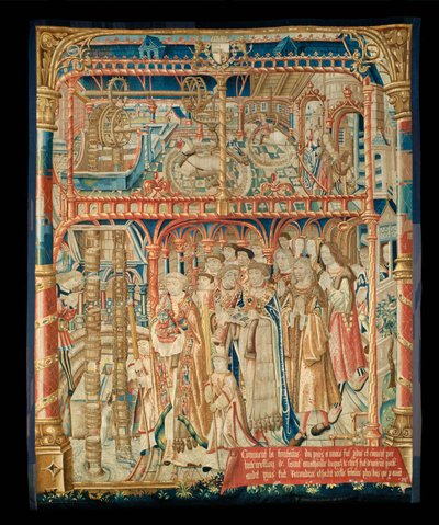 Wandteppich von Saint Anatoile de Salins von Erich Lessing