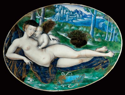Venus und Amor. Limoges von Erich Lessing