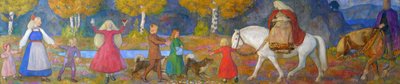 Kleine Kjersti und der Elfenkönig von Erik Theodor Werenskiold