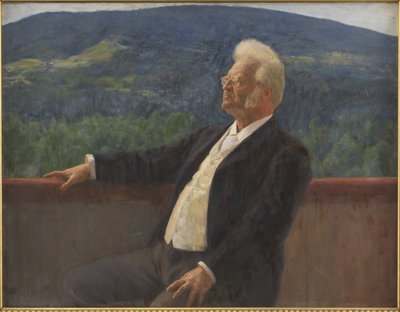 Porträt von Bjørnstjerne Bjørnson von Erik Theodor Werenskiold