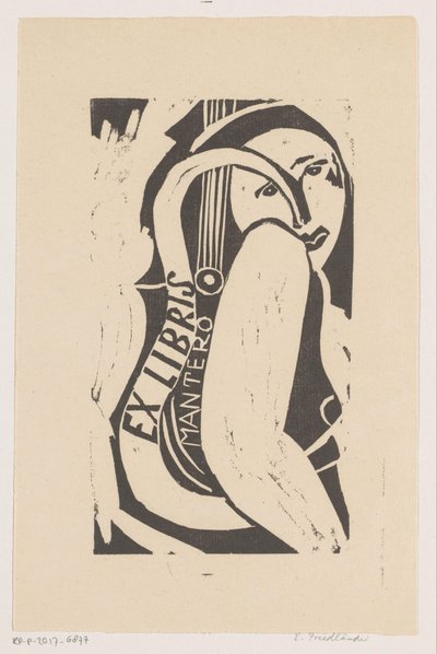 Ex Libris von Gianni Mantero von Erna Levy Friedländer