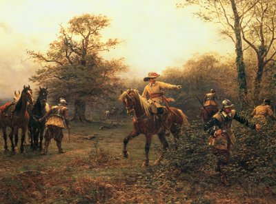 Die Boscobel-Eiche von Ernest (after) Crofts