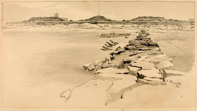Fort Moultrie auf dem Gelände des alten Fort Sullivan von Ernest C. Peixotto