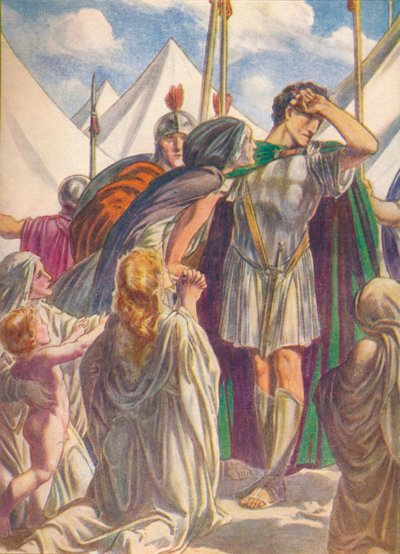 O meine Mutter, du hast Rom gerettet, aber du hast deinen Sohn verloren, ca. 1912 von Ernest Dudley Heath