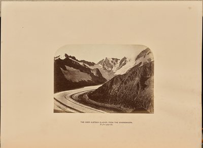Der Oberaletschgletscher vom Sparrenhorn von Ernest H. Edwards