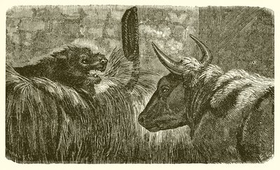 Der Hund im Krippenstall von Ernest Henry Griset
