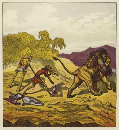 Der Löwe verlässt John Bold von Ernest Henry Griset