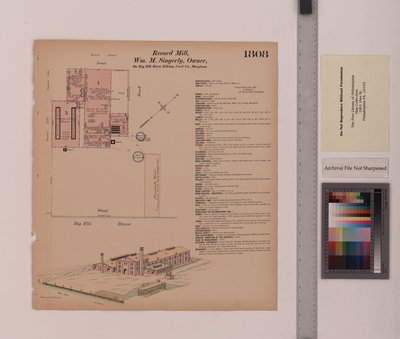 Record Mill, Elkton, Maryland, Hexamer General Surveys, 1884 von Ernest Hexamer