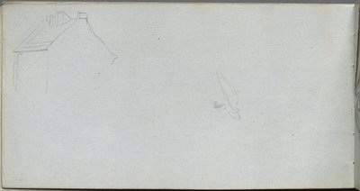 Skizzenbuch, Seite 54: Architekturstudie von Jean Louis Ernest Meissonier