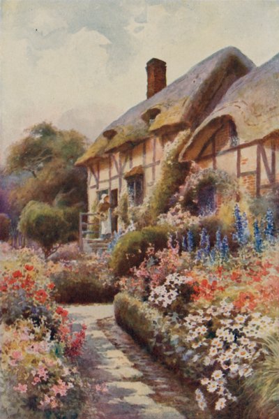 Anne Hathaways Cottage, Stratford-on-Avon von Ernest William Haslehust