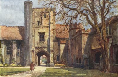 Beaufort-Turm und Ambulatorium St. Cross von Ernest William Haslehust