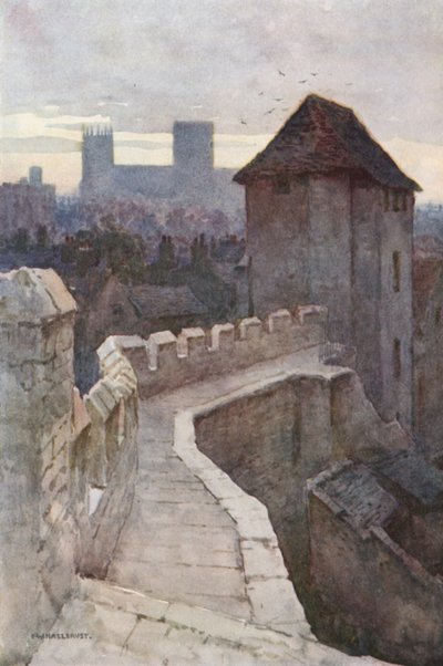 Fishergate Postern von den Mauern von Ernest William Haslehust
