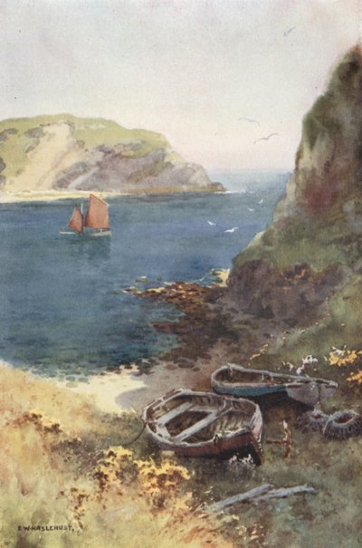 Lulworth Bucht von Ernest William Haslehust