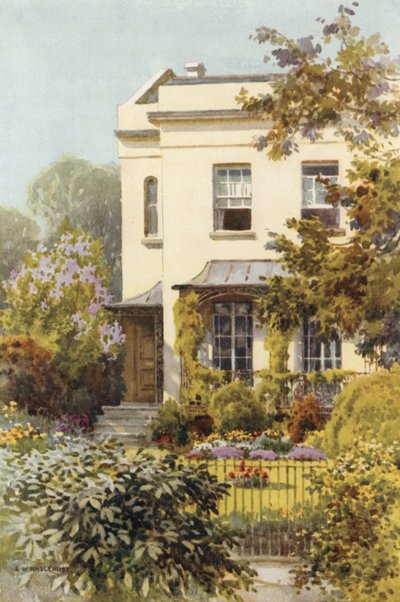 Nathaniel Hawthornes Haus, Leamington von Ernest William Haslehust