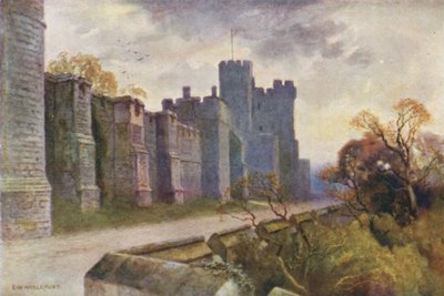 Nordterrasse und Winchester Turm von Ernest William Haslehust