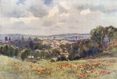 Oxford von Headington Hill von Ernest William Haslehust