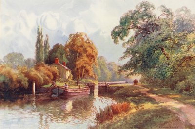 Fluss Themse: Sonning Lock von Ernest William Haslehust