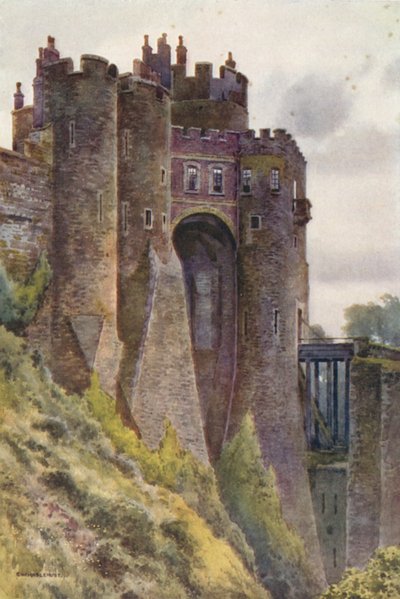 Der Turm des Konstablers, Dover Castle von Ernest William Haslehust
