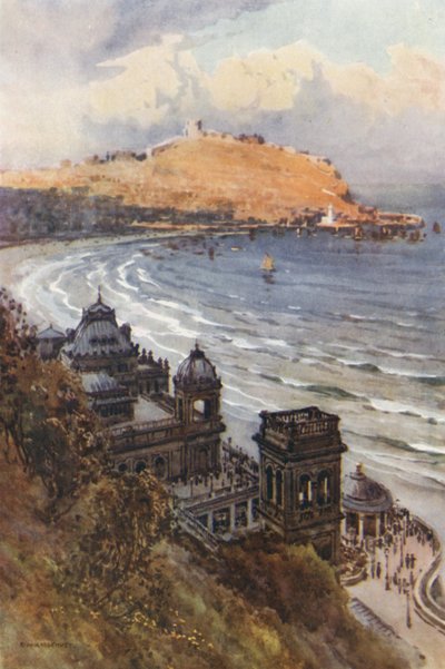 Das Spa und die Süd-Bucht von Ernest William Haslehust