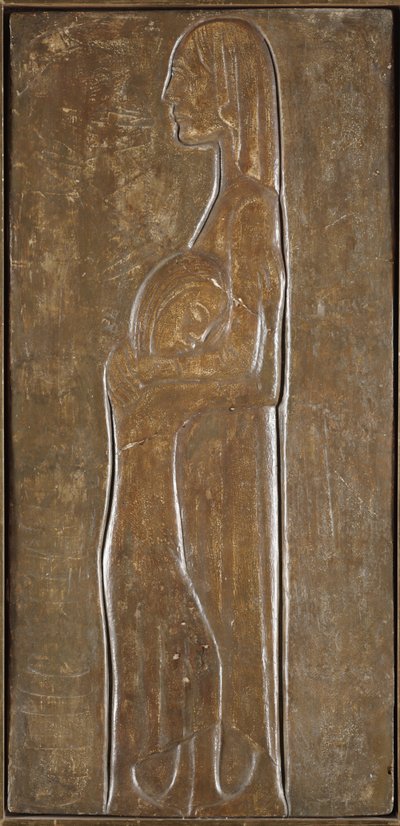 Witwe und Tochter: Studie für das Denkmal für die Toten des Ersten Weltkriegs von Ernst Barlach