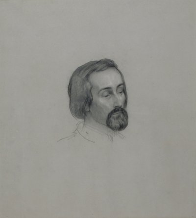 Porträt des Dichters Heinrich Heine 1797-1856, 1851 von Ernst Benedikt Kietz