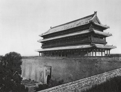 Sianfu, Pei men, Shensi, Hauptturm des Nordtors von Ernst Boerschmann