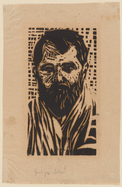 Bärtiger Alter von Ernst Ludwig Kirchner