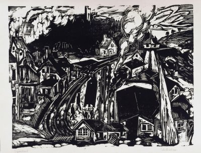 Bahnhof Königstein im Taunus von Ernst Ludwig Kirchner