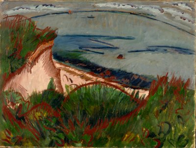 Küstenlandschaft auf Fehmarn von Ernst Ludwig Kirchner