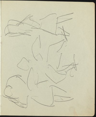 Tänzer und Darsteller (Seite aus einem Skizzenbuch) von Ernst Ludwig Kirchner