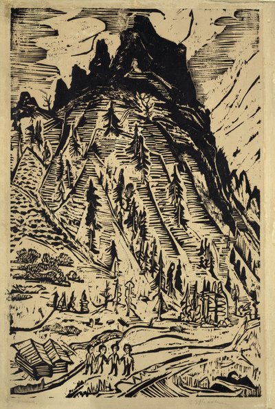 Der Berg von Ernst Ludwig Kirchner