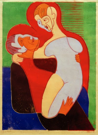 Liebespaar (Die Hembusse) von Ernst Ludwig Kirchner