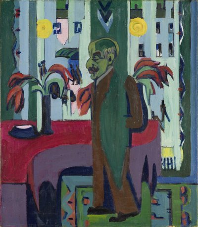 Max Liebermann in seinem Atelier von Ernst Ludwig Kirchner