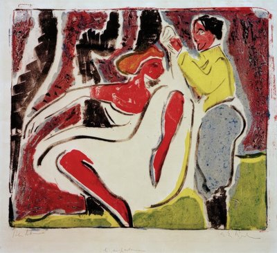 Russisches Tänzerpaar von Ernst Ludwig Kirchner
